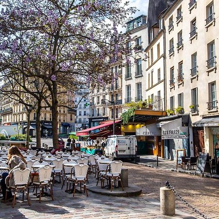 Appartamento Loft Atypique Avec Terrasse, Calme Et Cosy Parigi Esterno foto